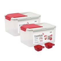 코멕스 신선다용도쌀통 10kg 2p, 혼합색상