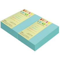 종이문화 양면색상지 뉴씨플레인 A6 No.17 옥색, 800매