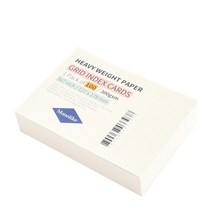 왈가닥스 그리드 인덱스카드 127 x 178 mm, 화이트, 1개
