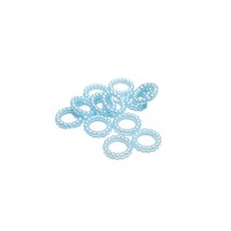메이킹북스토리 DIY 만들기재료 비즈 500g, 1개, 링 스카이블루