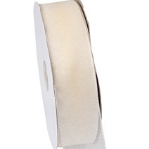 가드 오간디 데코 선물포장 리본 폭 6mm, 아이보리, 90m