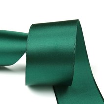 가드 공예 데코 선물포장 리본 SY10 25mm, 암녹색, 90m