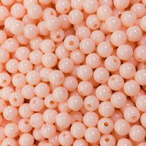 가드 구슬 DIY 비즈 재료 6mm 500g, 살구, 1개