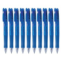 제브라 클립온 2C 멀티펜 0.7mm, 블루, 10개