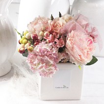 도시정원 조화 러블리센타피스, 핑크, 1개