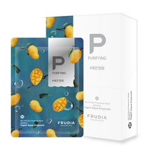 후르디아 슈퍼아쿠아 앰플 스퀴즈마스크 망고 20ml, 10개입, 1개