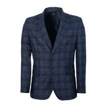 루센 골프 남성용 디럭스 배색 체크 마이자켓 CJLU7025F9