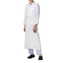 헤어베스트 앞여밈 경량 방수앞치마 HBYAX103 XL, 흰색, 1개