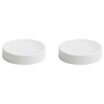 에라토 마일드 원형찬기 110mm, 화이트, 2개