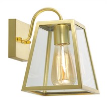 샛별하우스 글라스 벽등 중형, 골드