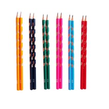 코끼리 교정연필 12p, 혼합 색상, 12개