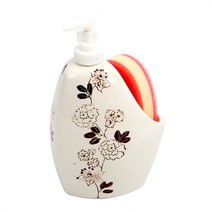 백매화 세제병 + 수세미, 혼합 색상, 1세트