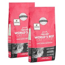 월드베스트 응고형 오리지널시리즈 멀티플 캣 클럼핑 고양이 모래 무향, 6.35kg, 2개