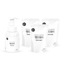 생활의정석 핸드워시 파우더향 300ml + 리필 300ml x 3p 세트, 1세트