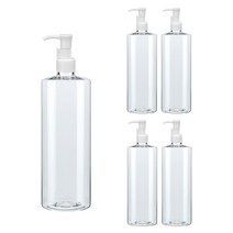 주방 디스펜서 공병 AC500 투명 오일캡, 500ml, 5개