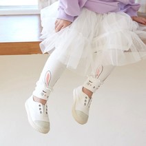 라라아망 여아용 롤업 토끼레깅스