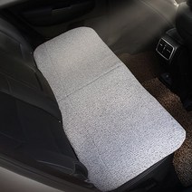 엑스핏 레트로 x 양모 초극세사 겨울 차량용 뒷좌석 시트, 그레이, 1개