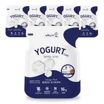 내아이애 동결건조 요거트 큐브 간식, 요거트 + 딸기 혼합맛, 6개