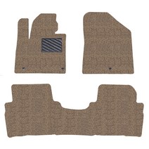 자동차 풀 확장형 코일 매트 1열 + 2열 브라운, 기아, 올뉴 쏘렌토 더마스터 5인승 (15~17/6), 기아