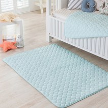 디유 순면 유아 누비 방수 패드, 민트