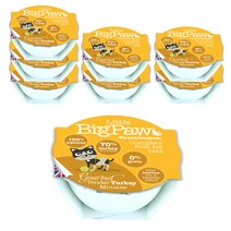 리틀빅파우 고양이 무스 주식 캔 8p, 칠면조, 85g, 8개