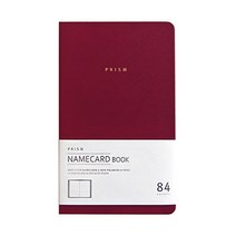 인디고 프리즘 명함북 84매, 3단, 와인