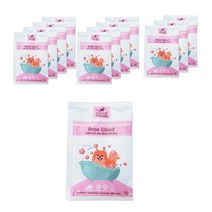 네추럴테라피 반려동물 탄산 솔트 클린샷 로즈우드향, 15g, 12개