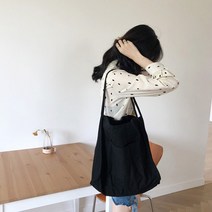 지니얼 원포켓 무지 빅 쇼퍼 에코백 GA2256