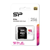 실리콘파워 micro SDXC Class10 Elite UHS-I Full HD U1 A1 V10, 256GB