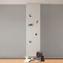 타공판 인테리어 철제파티션 60cm 결합형 110cm + 120cm, 화이트