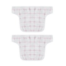 아이엠트루 The 도톰한 The 순한 대나무 아기띠 침패드 2p, 베이비핑크