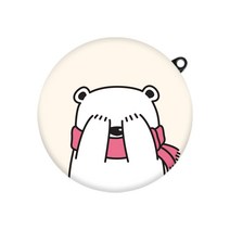 머큐리 구스페리 일러스트 동물 디자인 LG 톤 플러스 프리 케이스, 분홍곰