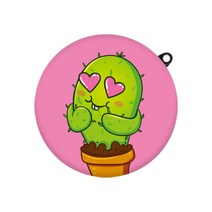 구스페리 식물 일러스트 디자인 LG 톤 플러스 프리 케이스, 핑크선인장