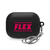 트라이코지 에어팟 프로 이어폰 실리콘 케이스 시즌2, 플렉스 블랙핑크