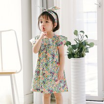 라라아망 여아용 라라 플라워원피스