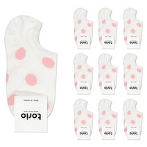 박군 여성용 컬러팝 양말 10족