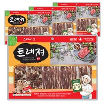 트레져 스테이크 강아지 간식 400g 랜덤 발송, 양고기 혼합, 4개
