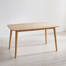 가구데코 4인용 원목 테이블 CNE120, 네추럴