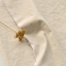 코튼빌 리브레 대폭 무지 바이오 워싱 린넨 원단 11수 2p, 샌드베이지