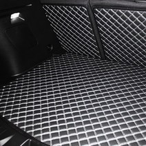 [트레일블레이저] 지엠지모터스 트레일블레이저 뷰티풀 퀄팅 4D 트렁크매트 + 2열등커버 블랙, 쉐보레