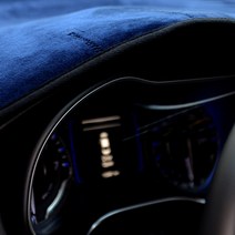 어바인클래스 벨벳 논슬립 대시보드커버 미드나잇블루 + 블랙, 기아, 뉴K3(스피커무)