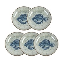 대명 신요 종지 10cm, E무늬, 5개