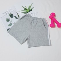 레인보우키즈 아동용 두줄 트레이닝 4부 팬츠