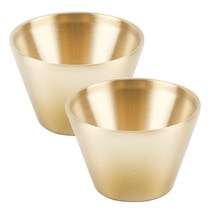 한쿡스 신일 이중 티타늄 빙수볼 160mm, 혼합색상, 2개