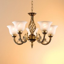 인스타조명 샬롬 5등 모던 댄디 패브릭갓 샹들리에