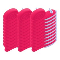 블럭마트 달팽이 손끼임방지, 핑크, 30개