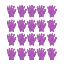 윰스 다섯손가락 샤워타월장갑 퍼플 20개 10쌍, 10세트