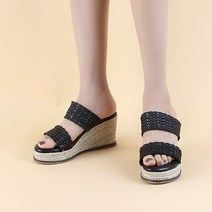 릴리 여성용 체르나 웨지 슬리퍼 8.5cm MT20J81