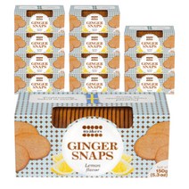 니오커스 진저스냅스 레몬 쿠키, 150g, 12개