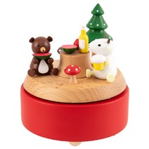 우든크래프트 숲속 디저트 오르골 4720001022, 혼합색상